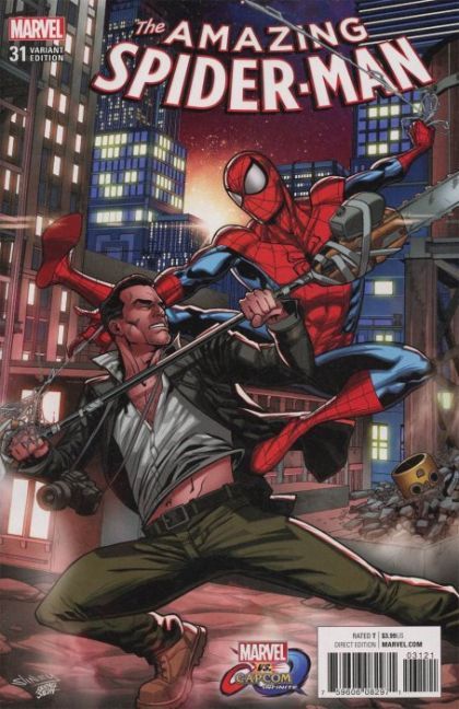 The Amazing Spider-Man, Vol. 4 #31B Will Sliney Marvel Vs. Capcom Variant Cover
