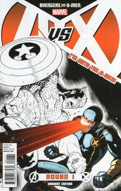 Avengers vs. X-Men #1G Ryan Stegman Red Team Variant