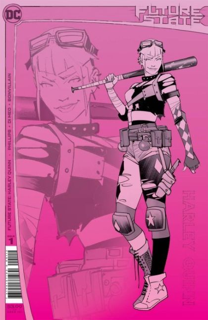 Future State: Harley Quinn #1F 2nd Printing Dan Mora Design Variant Cover
