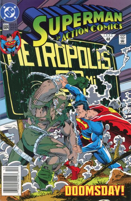 Action Comics, Vol. 1 #684B Newsstand Edition