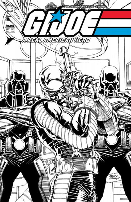 G.I. Joe: A Real American Hero 2023 (Image) #317B Andy Kubert B&W Variant