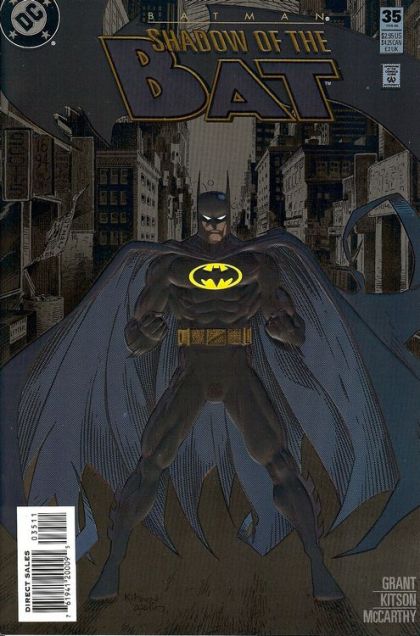 Batman: Shadow of the Bat #35C Direct Edition Embossed Cover