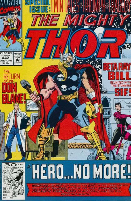 Thor, Vol. 1 #442A Direct Edition