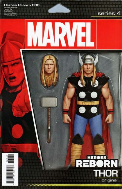 Heroes Reborn, Vol. 2 #6D Variant John Tyler Christopher Action Figure Cover