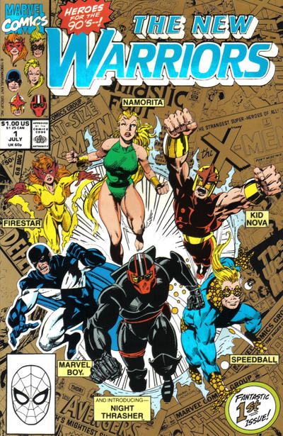 The New Warriors, Vol. 1 #1C 2nd Printing