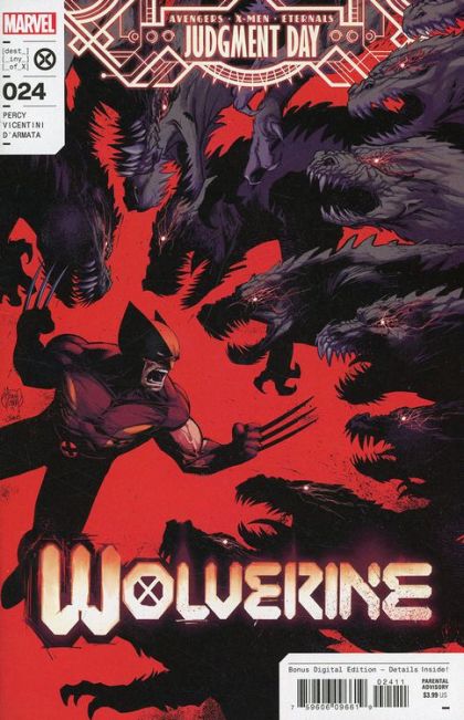 Wolverine, Vol. 7 #24A Regular Adam Kubert Cover