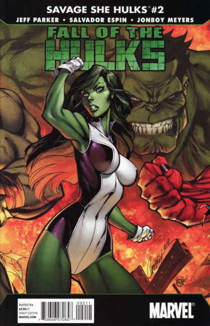 Fall of the Hulks: The Savage She-Hulks #2 J. Scott Campbell Regular
