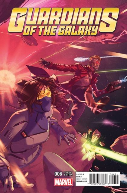 Guardians of the Galaxy, Vol. 4 #6E Incentive Jamal Campbell Variant Cover