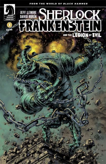 Sherlock Frankenstein and the Legion of Evil #3B Variant Duncan Fegredo Cover
