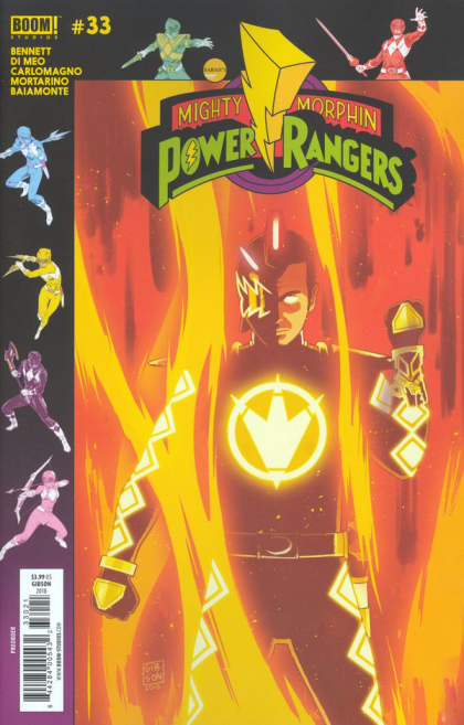 Mighty Morphin Power Rangers, Vol. 1 (Boom! Studios) #33B Jordan Gibson Subscription Variant
