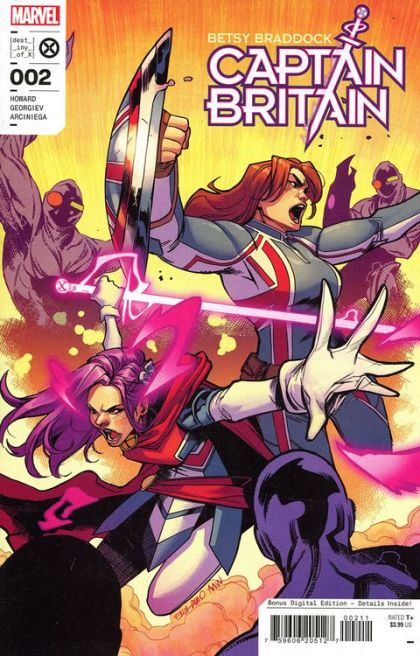 Betsy Braddock: Captain Britain #2A Erica D'Urso Regular