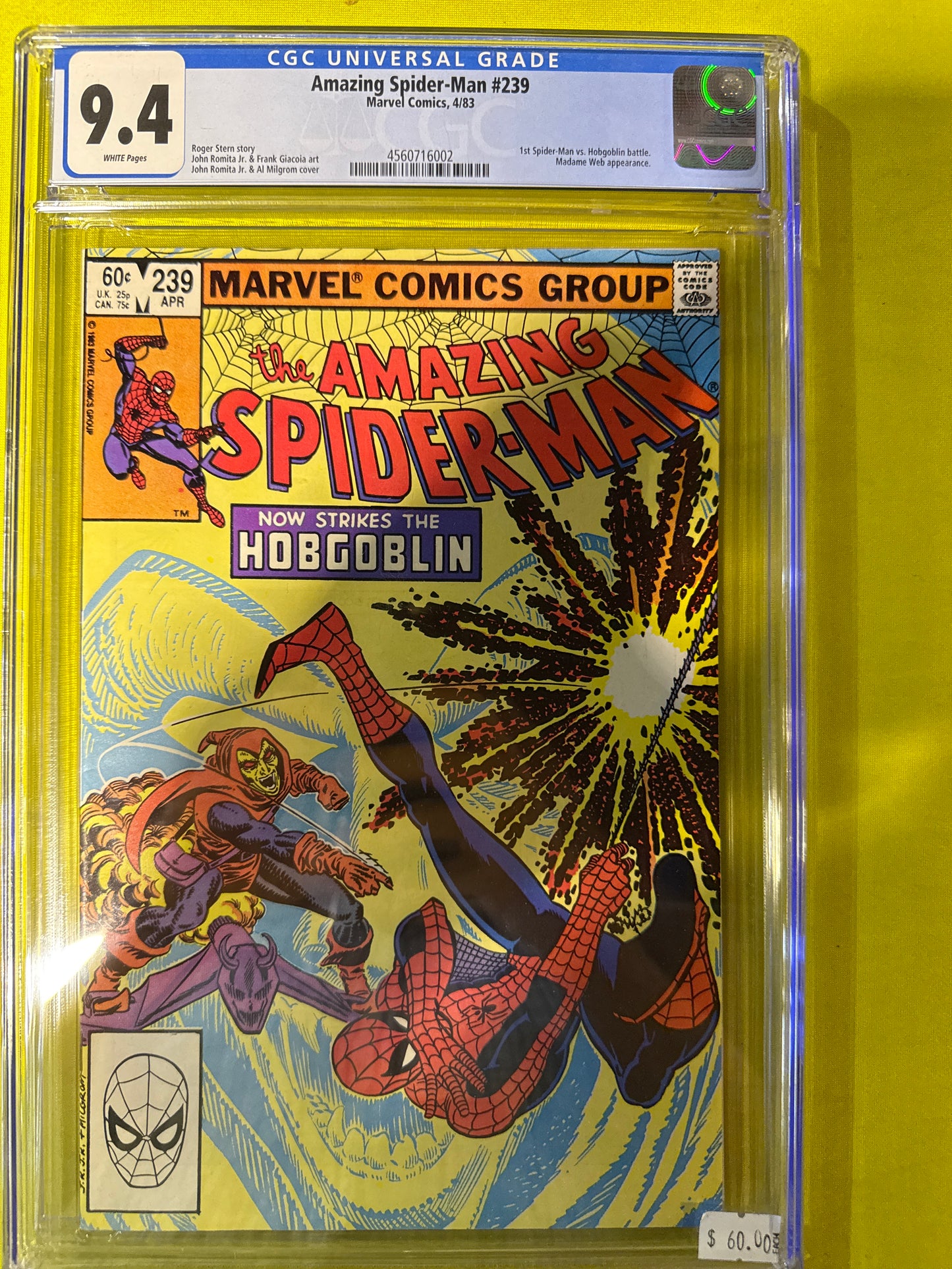 Amazing Spider-man #239 CGC 9.4