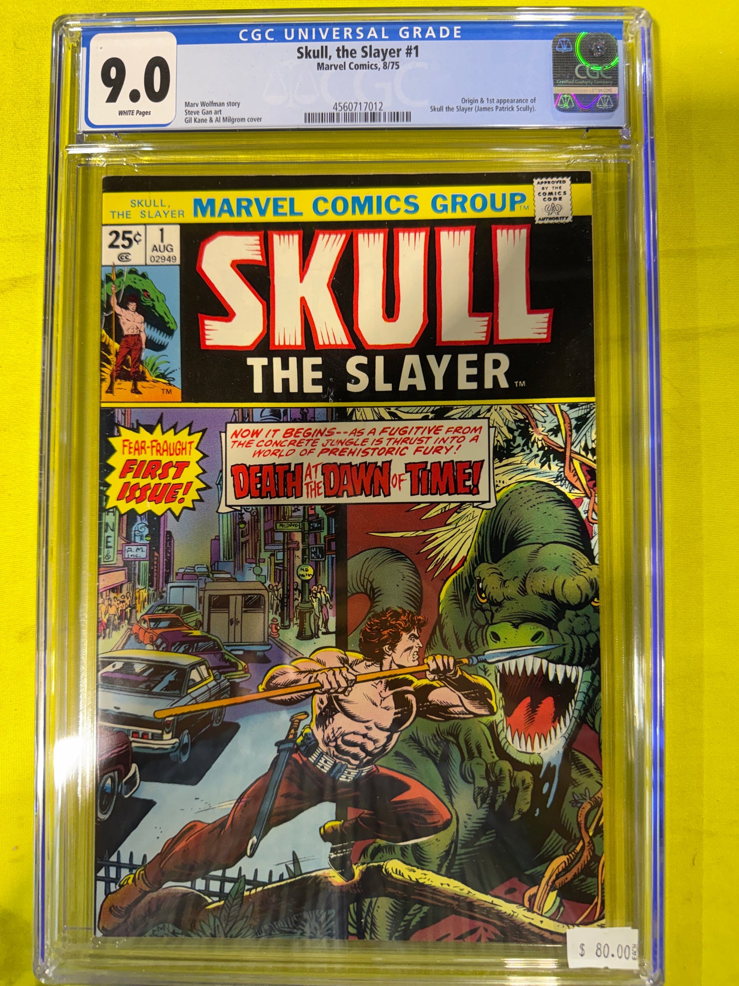 Skull, The Slayer #1 CGC 9.0