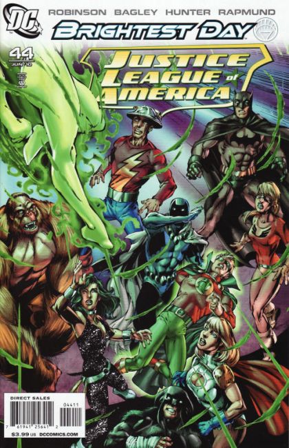 Justice League of America, Vol. 2 #44A Mark Bagley & Rob Hunter Regular Cover
