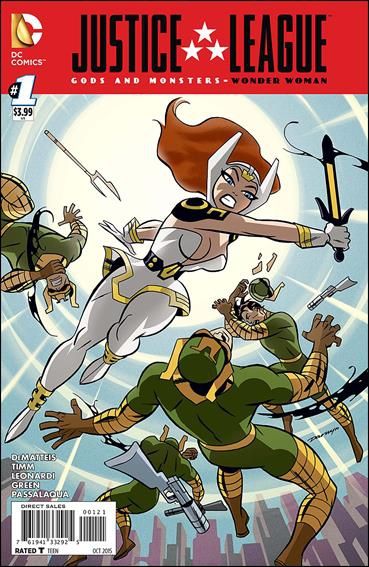 Justice League: Gods and Monsters: Wonder Woman #1B Darwyn Cooke 1:10 Incentive Cover