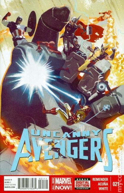 Uncanny Avengers, Vol. 1 #21 Daniel Acuna Cover