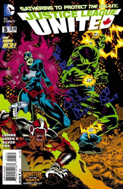 Justice League United #5C Kelley Jones Monsters of the Month Variant
