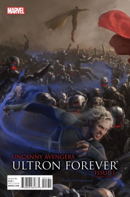 Uncanny Avengers: Ultron Forever #1C Ryan Meinerding Quicksilver Movie Variant Cover