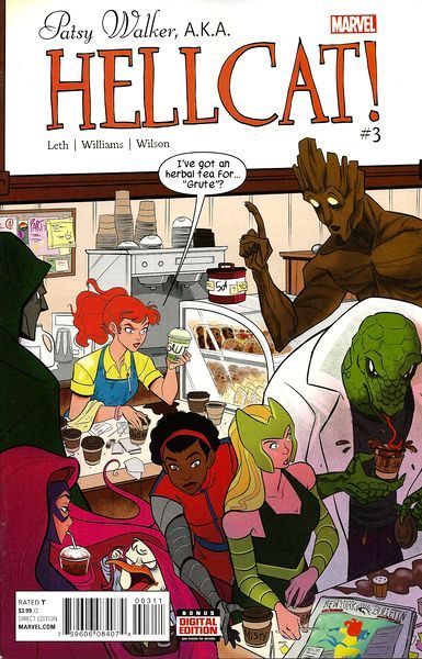 Patsy Walker, A.K.A. Hellcat! #3A Regular Brittney L Williams Cover