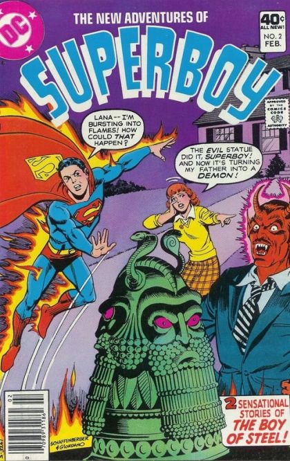 The New Adventures of Superboy #2B Newsstand Edition
