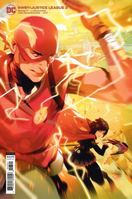 RWBY / Justice League #3B Simone Di Meo Card Stock Cover