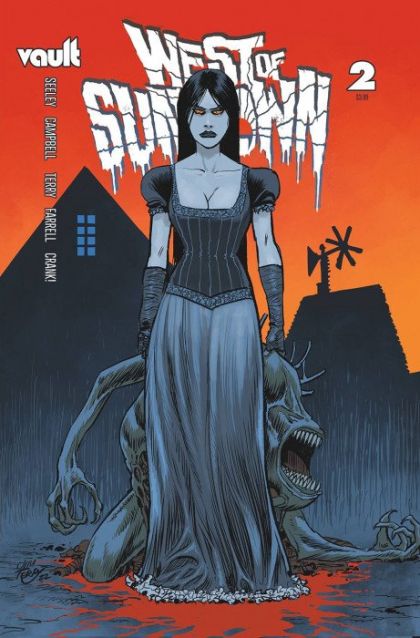 West of Sundown #2B Jim Terry Cover