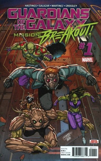 Guardians of the Galaxy: Mission Breakout #1A Regular Ron Lim Cover
