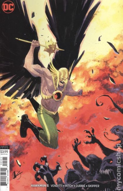 Hawkman, Vol. 5 #5B Variant Matteo Scalera Cover