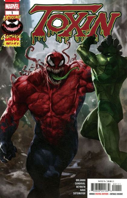 Extreme Carnage: Toxin #1A Regular Skan Cover