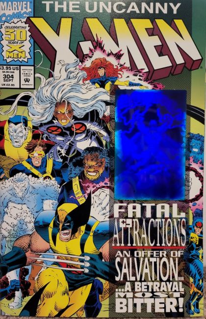Uncanny X-Men, Vol. 1 #304C Blue Hologram Variant