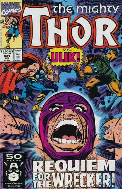 Thor, Vol. 1 #431A Direct Edition