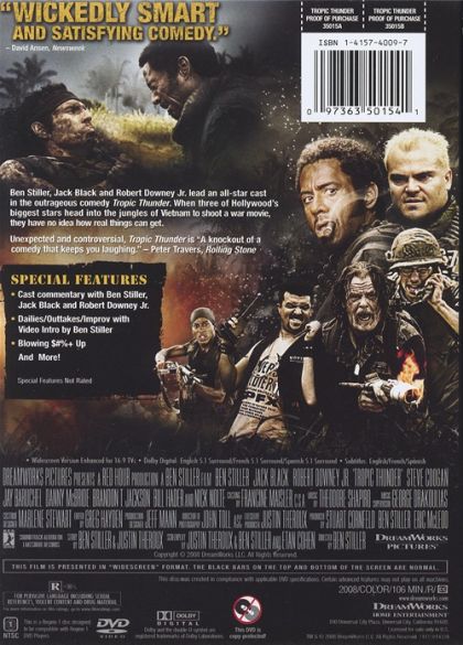 Tropic Thunder (2008) - DVD