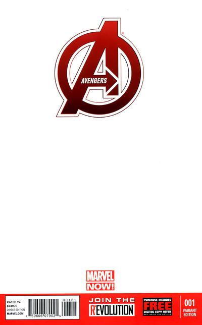 The Avengers, Vol. 5 #1B Blank Variant