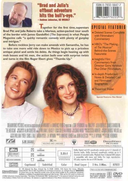 The Mexican (2001) - DVD