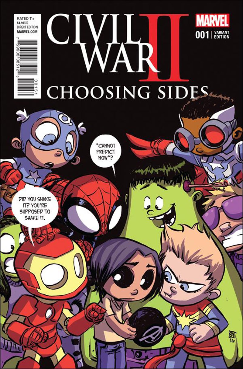Civil War II Choosing Sides #1 (Of 6) Young Variant