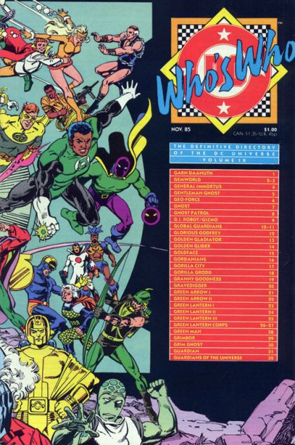 Who's Who: The Definitive Directory of the DC Universe #9A Direct Edition