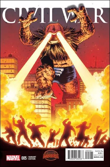 Civil War, Vol. 2 #5B Kirby Monster Variant Cover