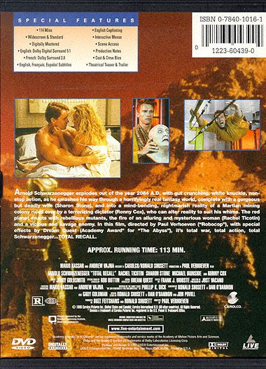 Total Recall (1990) - DVD