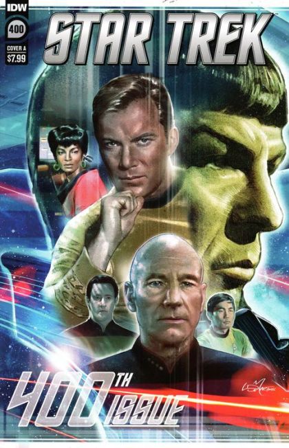 Star Trek: The 400th Issue #400A Louie De Martinis Wraparound Cover