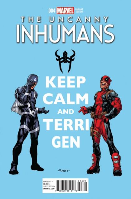 The Uncanny Inhumans #4B Tom Raney Deadpool Incentive Variant Cover