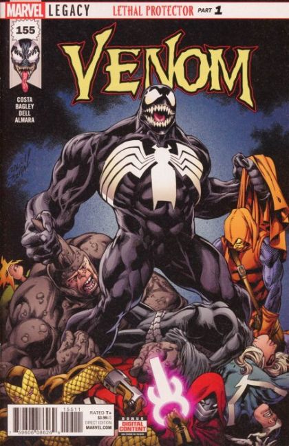 Venom, Vol. 3 #155A Regular Mark Bagley Cover