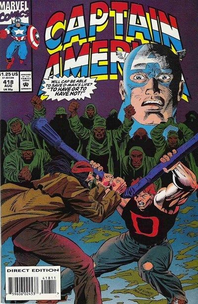Captain America, Vol. 1 #418A Direct Edition