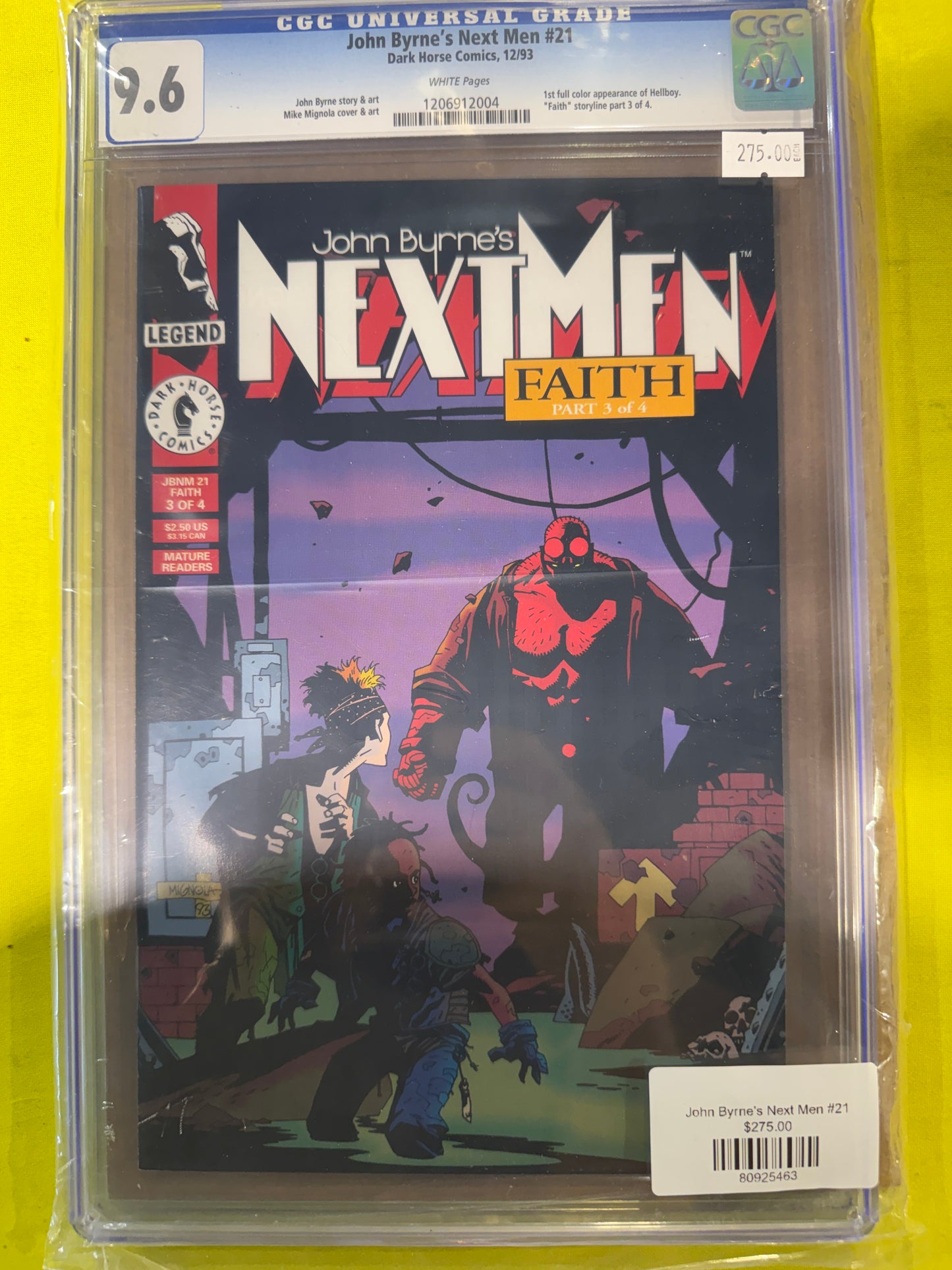 John Byrne's Next Men #21 CGC 9.6