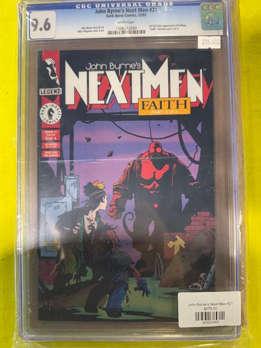 John Byrne's Next Men #21 CGC 9.6