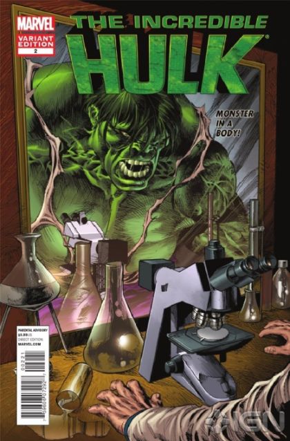 The Incredible Hulk, Vol. 3 #2B Mike Deodato Jr. Incentive Marvel Comics 50th Anniversary Variant (1:50)