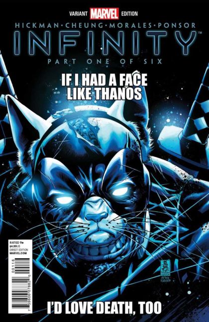 Infinity #1J Deadpool Party Cover