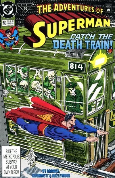 The Adventures of Superman #481A Direct Edition