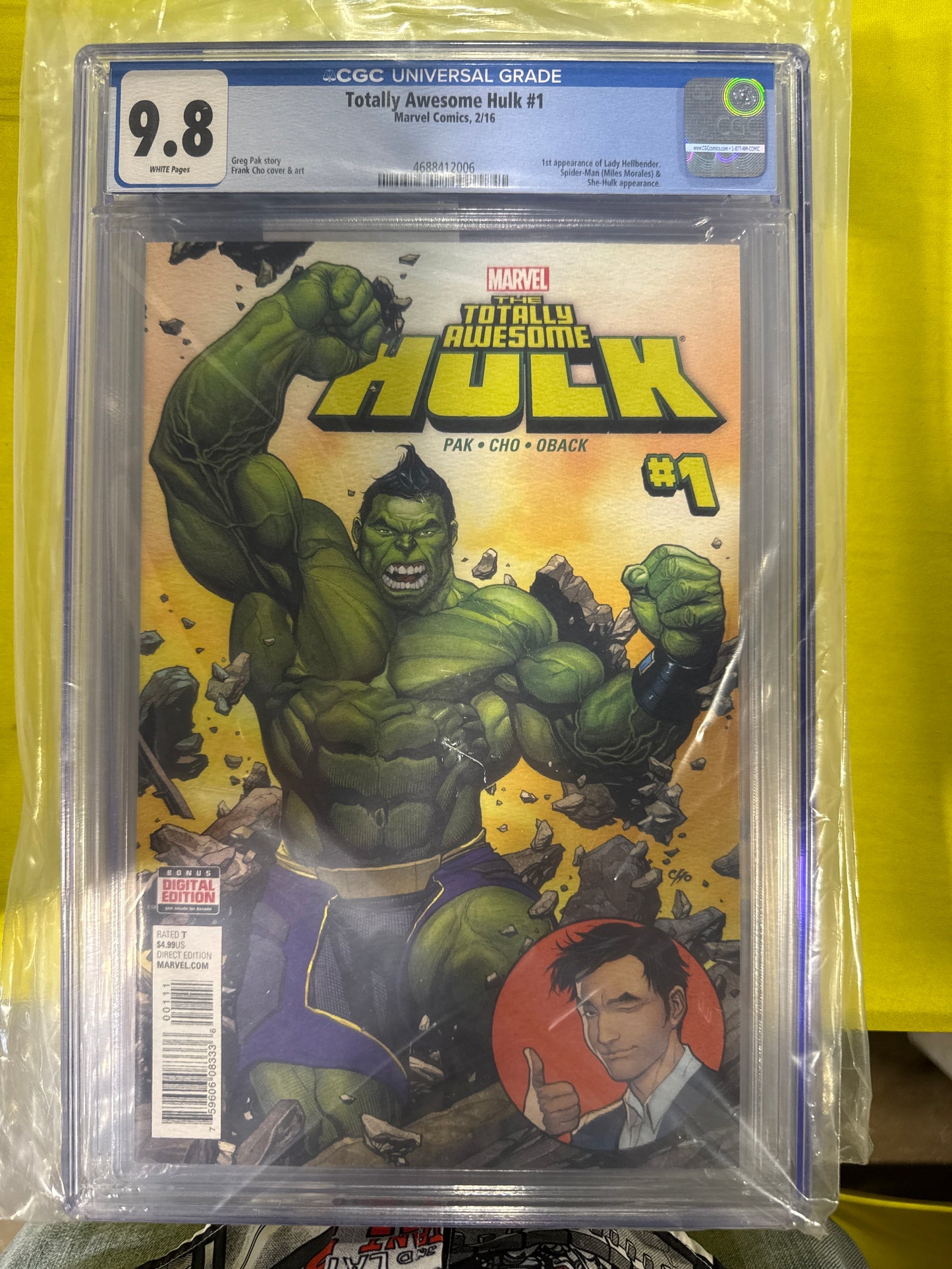 Totally Awesome Hulk #1 CGC 9.8 Cover A