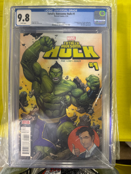 Totally Awesome Hulk #1 CGC 9.8 Cover A