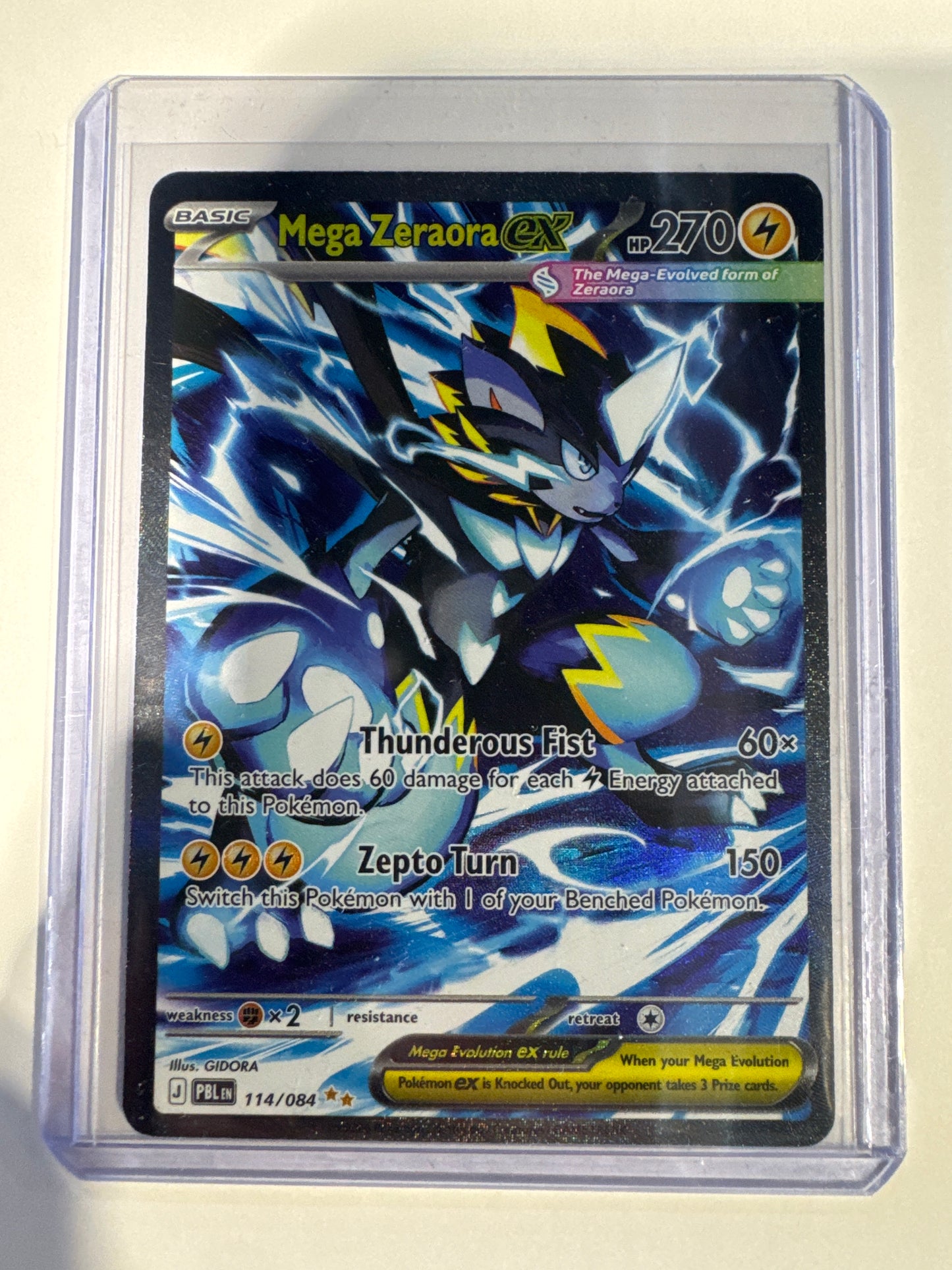 Mega Zeraora ex 114/084